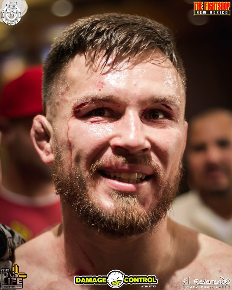 I caught up with Donald Sanchez back stage while he was getting stitched up after fighting and defeating Nick Rhoads in a 3-round war; in the main event of ... - 12095015_954233267971282_2214065975778220964_o