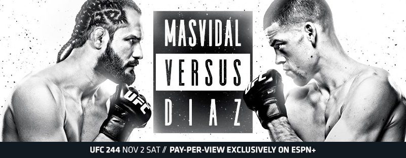 UFC 244 Masvidal vs. Diaz, Quick Results