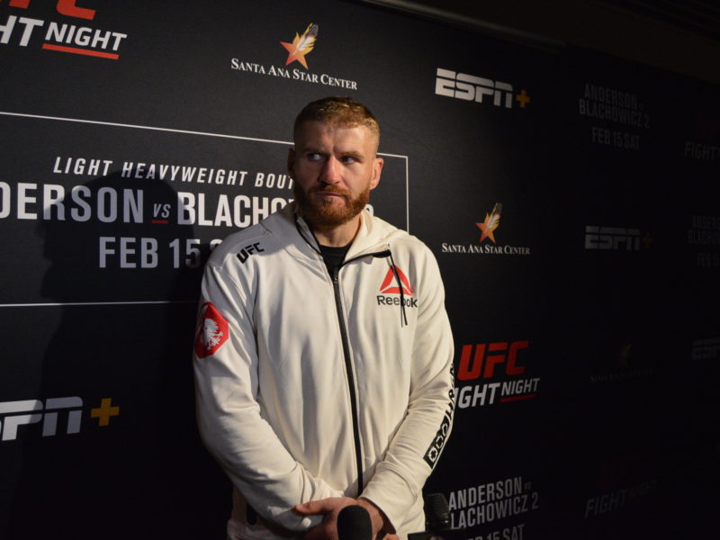 Jan Blachowicz- “Give me the time & the place, lets do this”