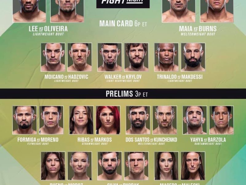 Quick Results for UFC on ESPN+ 28