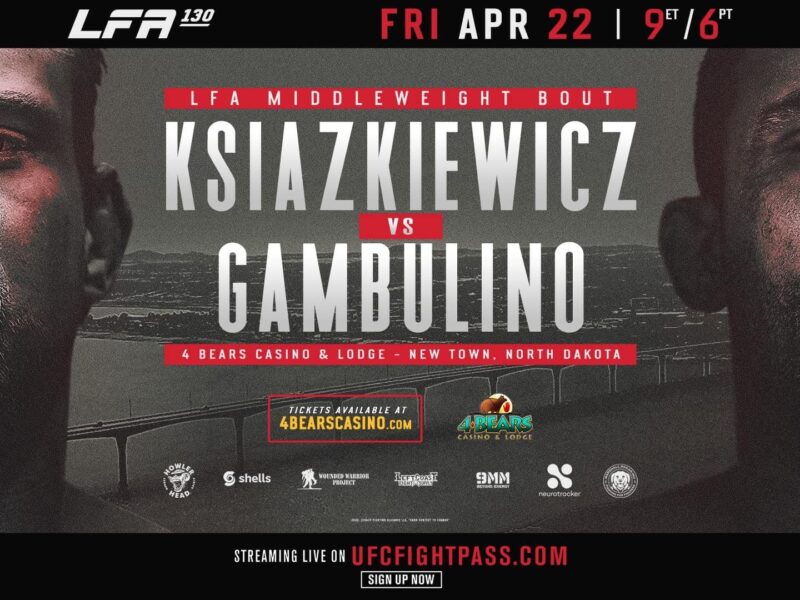 Ksiazkiewicz vs. Gambulino headlines LFA’s 1st trip to North Dakota
