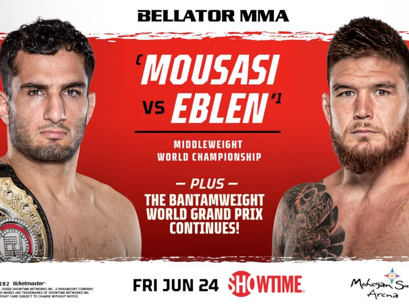 Mousasi-Eblen Title Fight Headlines Bellator 282