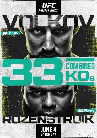 UFC Vegas 56 Results, Volkov stops Rozenstruik in the first