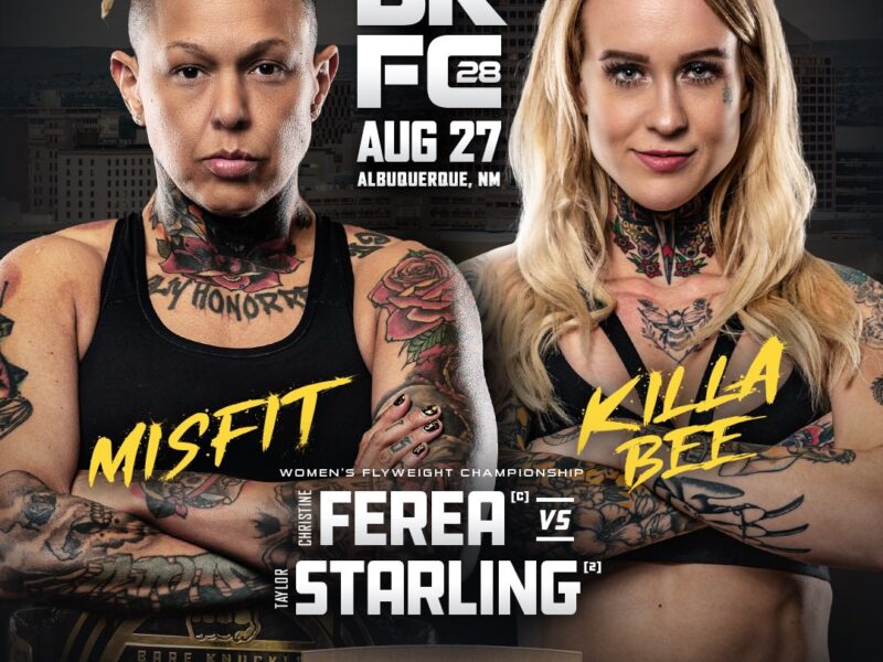 Ferea-Starling Title Bout 1st Fight Announced for BKFC 28 in New Mexico