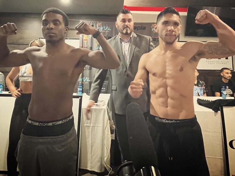 Tapia Promotions MVL 1 weigh-in coverage, 1 Boxer Heavy