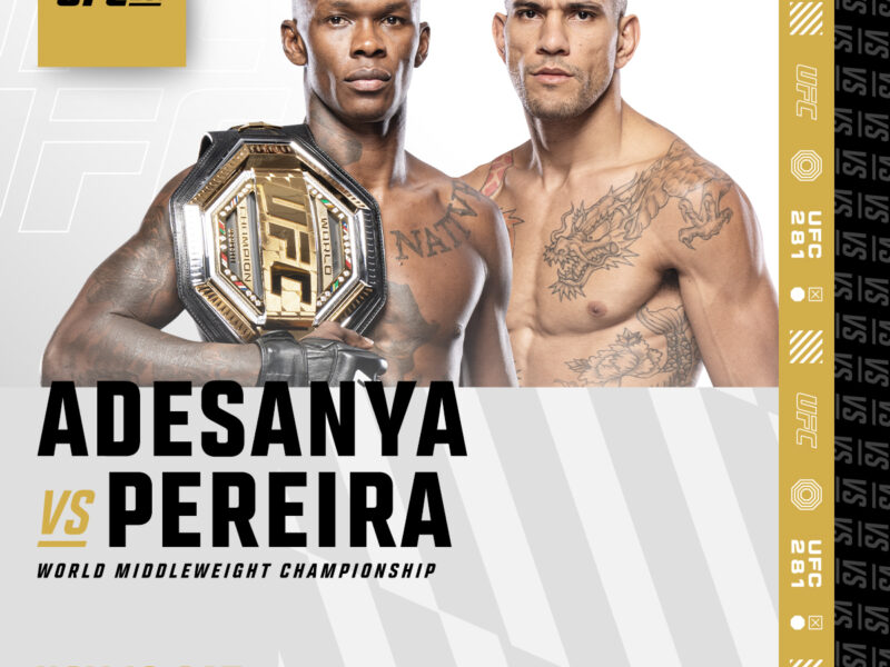 Adesanya vs. Pereira title fight on tap for UFC 281