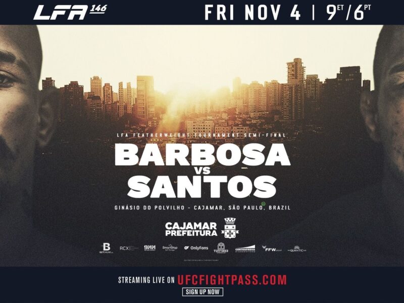 Barbos-Santos Featherweight Semifinal headlines LFA 146