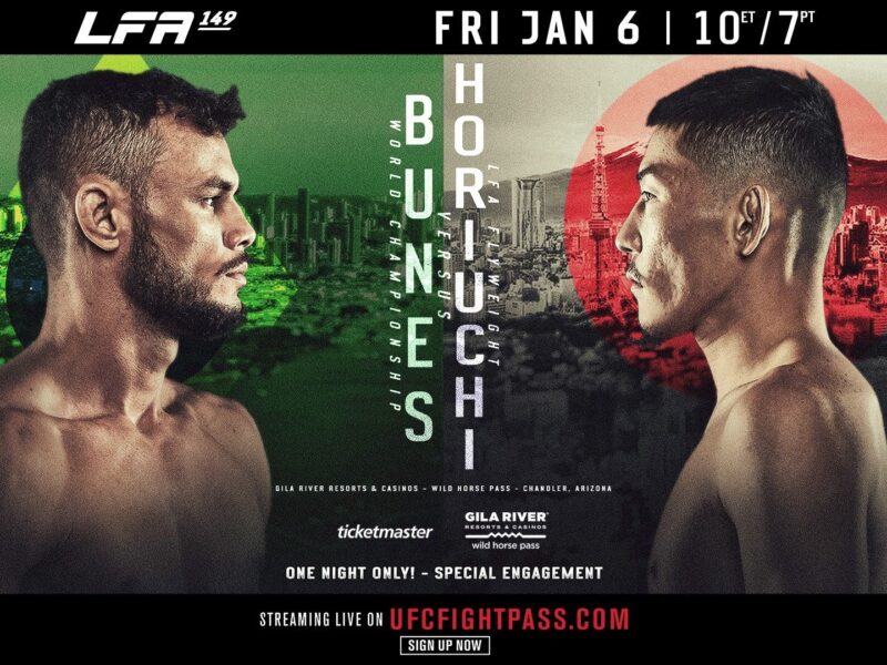 LFA 149 Results, Bunes captures LFA title with First round Finish
