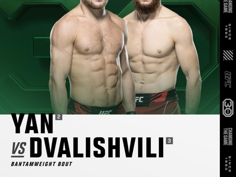 Dvalishvili vs. Yan headlines UFC fight night at the Virgin Hotel