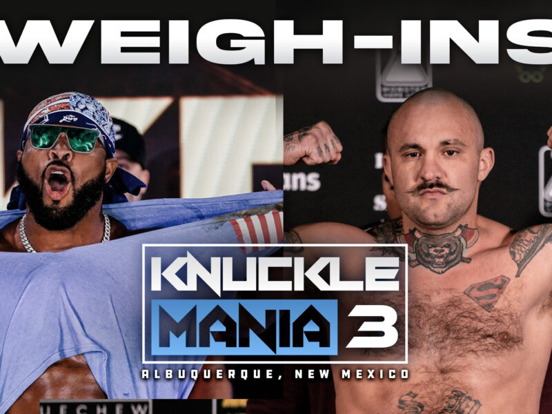 Knucklemania 3 Weigh-in Coverage, One Fighter Misses Weight