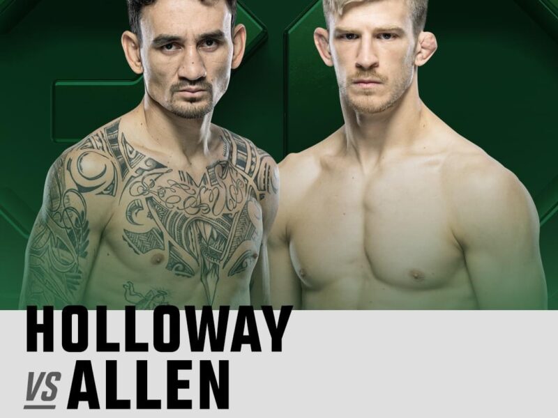 Holloway vs Allen Headlines UFC Fight Night KC