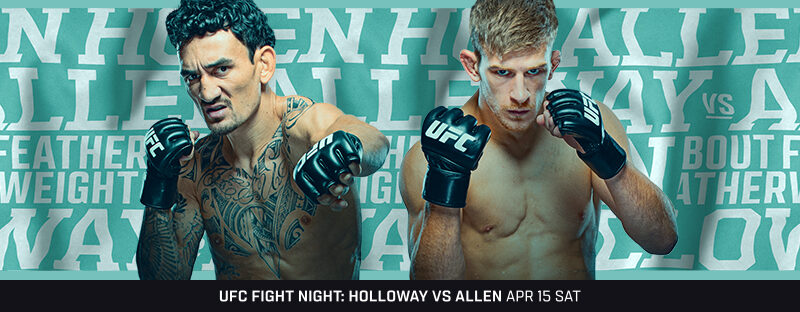UFC Fight Night “Holloway vs. Allen” Quick Results