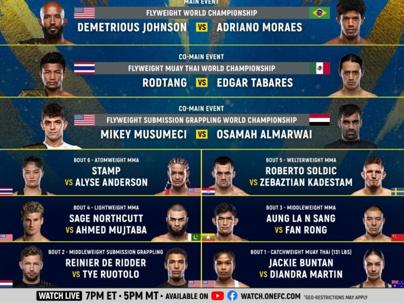 One Fight Night 10 Quick Results