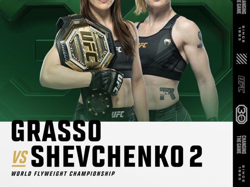 Grasso-Shevchenko 2 headlines September 16th Fight Night in Sin City