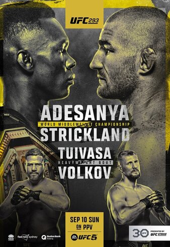 UFC 293 Quick Results, Strickland New Middleweight Champion