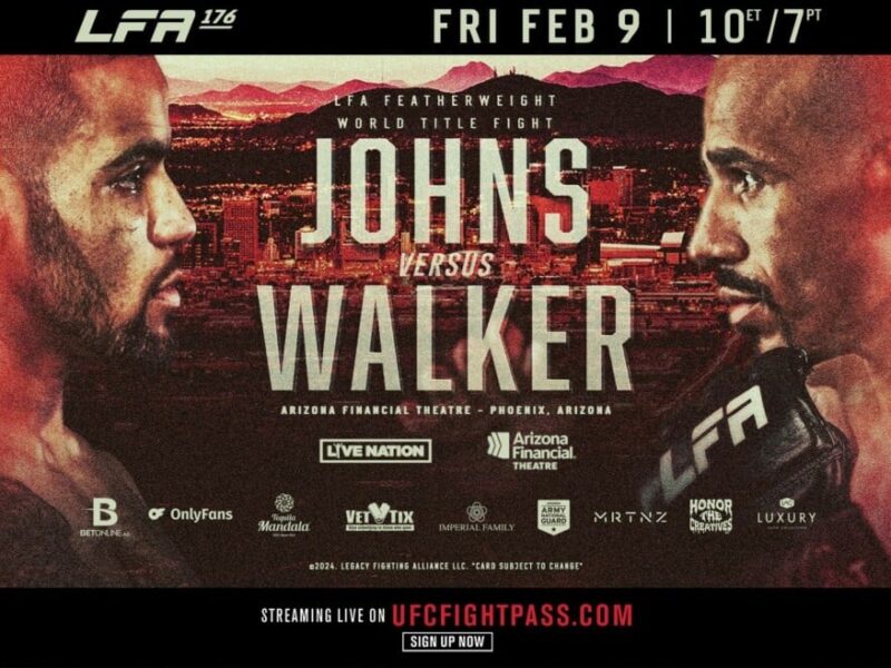 New Main Event, New Featherweight Champion to be crowned at LFA 176