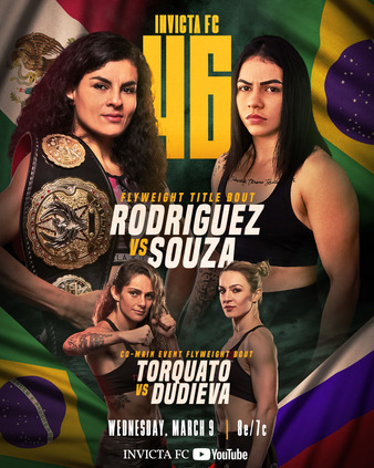 Rodriguez vs. Souza Flyweight title bout Headlines Invicta FC 46